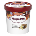 Häagen-Dazs jégkrém 460 ml vanilla jegkrém, karamellel és brownie-val