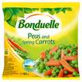Bonduelle fagyasztott  borsó és bébirépa zöldségkeverék 400 g