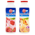 Zott Jogobella élőflórás joghurtital 250 g eper, őszibarack-maracuja