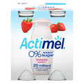 Danone Actimel élőflórás joghurtital 4x100 g eper, 0% hozzáadott cukor