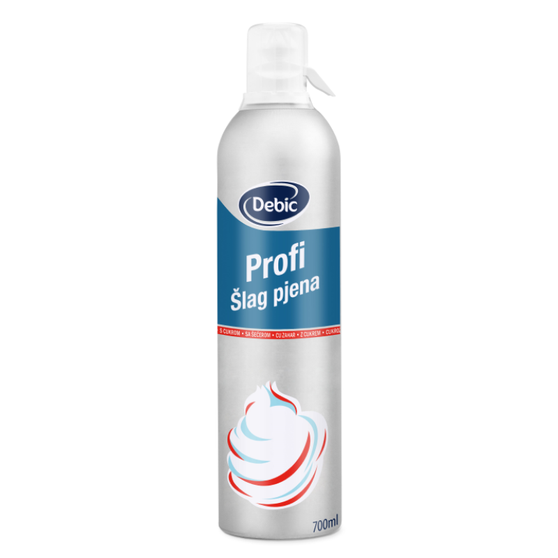 Debic UHT tejszínhab 26% 700 ml cukrozott