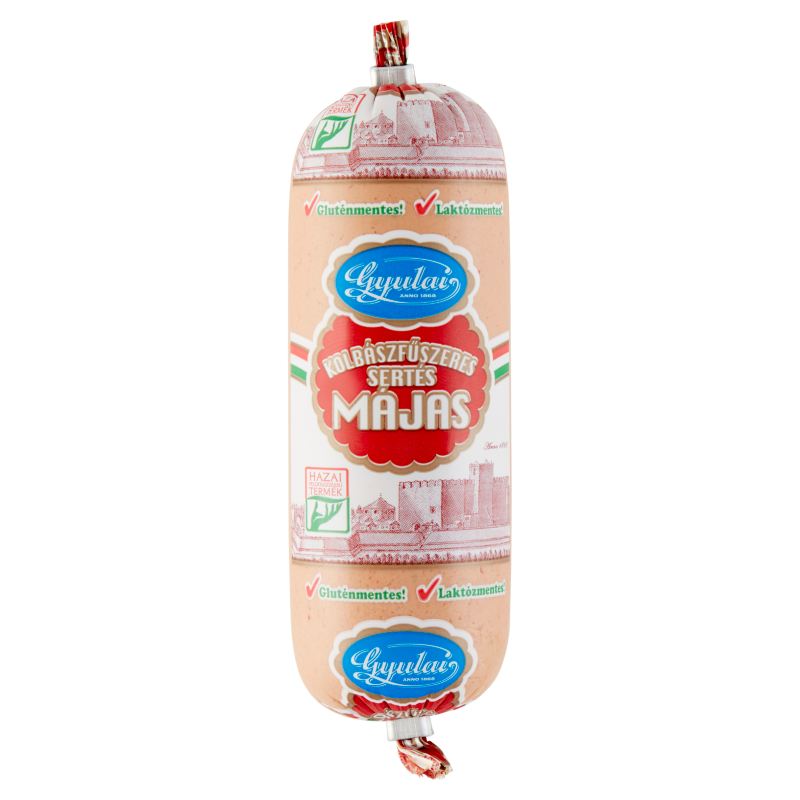 Gyulai sertés májas 125 g kolbászfűszeres gluténmentes, laktózmentes