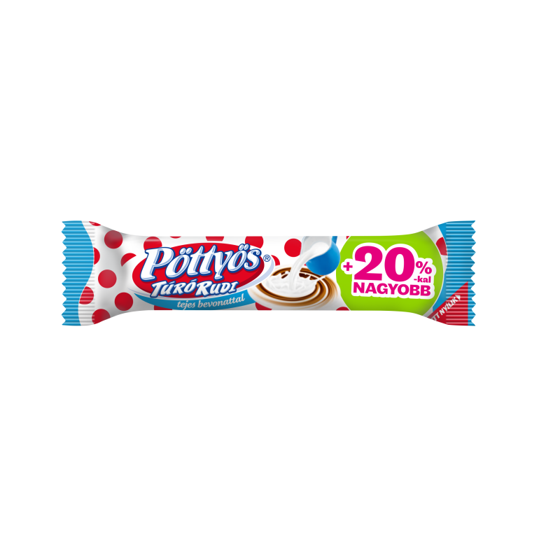 Pöttyös Túró Rudi 30 g +20% tejbevonóval