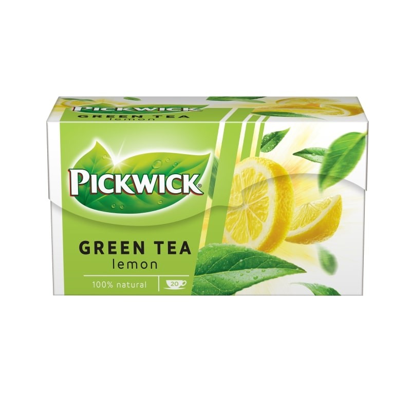 Pickwick zöld tea 20 filteres citrommal