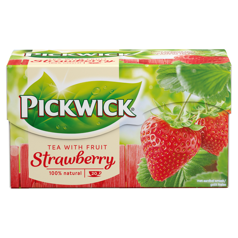 Pickwick fekete tea 20 filteres eper ízű