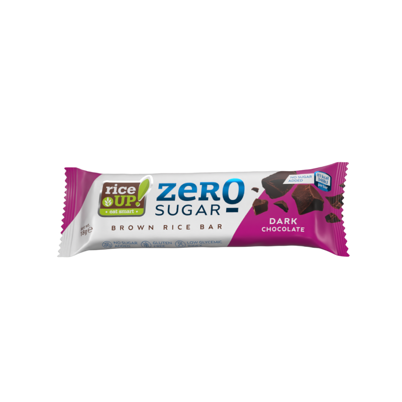 Rice Up Zero rizsszelet étcsokoládéval 18 g gluténmentes hozzáadott cukor nélkül