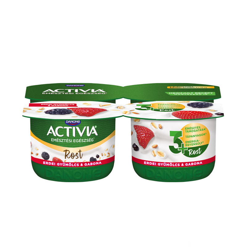 Danone Activia 4x120 g erdei gyümölcs és gabona