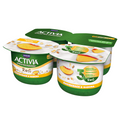 Danone Activia 4x120 g őszibarack és gabona