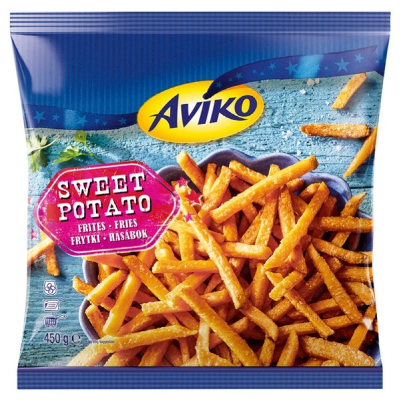 Aviko édesburgonya hasábok 450 g
