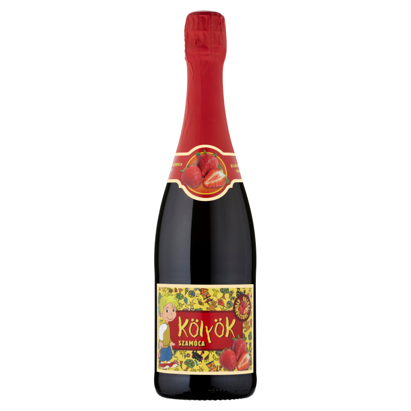 Kölyök Alkoholmentes gyümölcsital 0,75 l szamóca