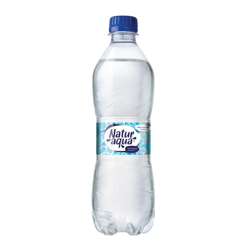 NaturAqua természetes ásványvíz 0,5 l szénsavas