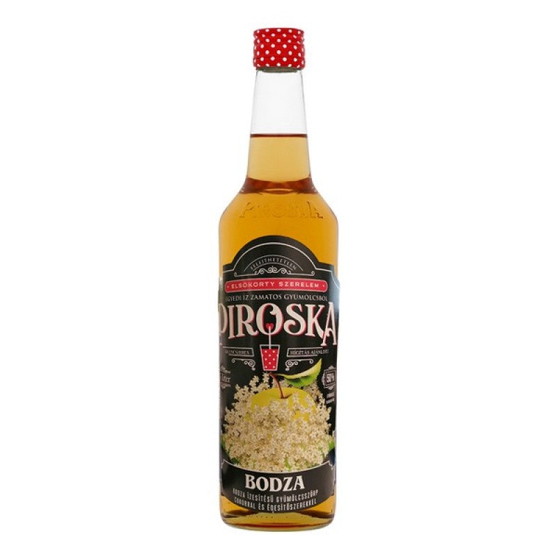 Piroska gyümölcsszörp 0,7 l bodza, édesítőszerrel