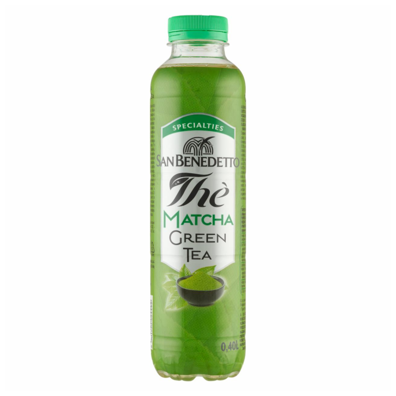 San Benedetto matcha zöld tea ízű üdítőital 0,4 l cukorral és édesítőszerrel