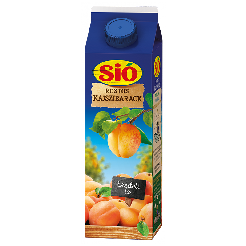 Sió gyümölcsital 1 l rostos kajszibarack 20%