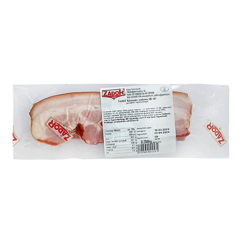 Zádor-Hús kolozsvári szalonna kb. 300 g darabolt